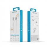 CABLE FLEXIBLE TIPO C A TIPO C 2M 100W FOREVER BLANCO