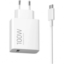 CARGADOR DE PARED XIAOMI 100W CABLE USB-A + USB-C