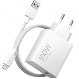 CARGADOR DE PARED XIAOMI 100W CABLE USB-A + USB-C