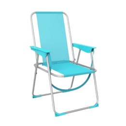 SILLA PLEGABLE ALUMINIO AGUAMARINA 53X56X78CM
