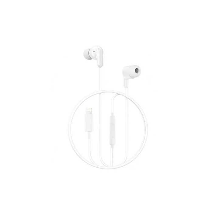 AURICULAR CON MICROFONO CON PUERTO LIGHTNING EP85 NEGRO XO