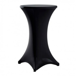 FUNDA PARA MESA DE COCTEL 110X80 NEGRA SUNGARDEN