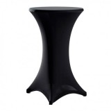 FUNDA PARA MESA DE COCTEL 110X80 NEGRA SUNGARDEN