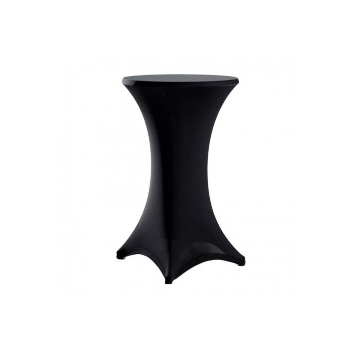 FUNDA PARA MESA DE COCTEL 110X80 NEGRA SUNGARDEN