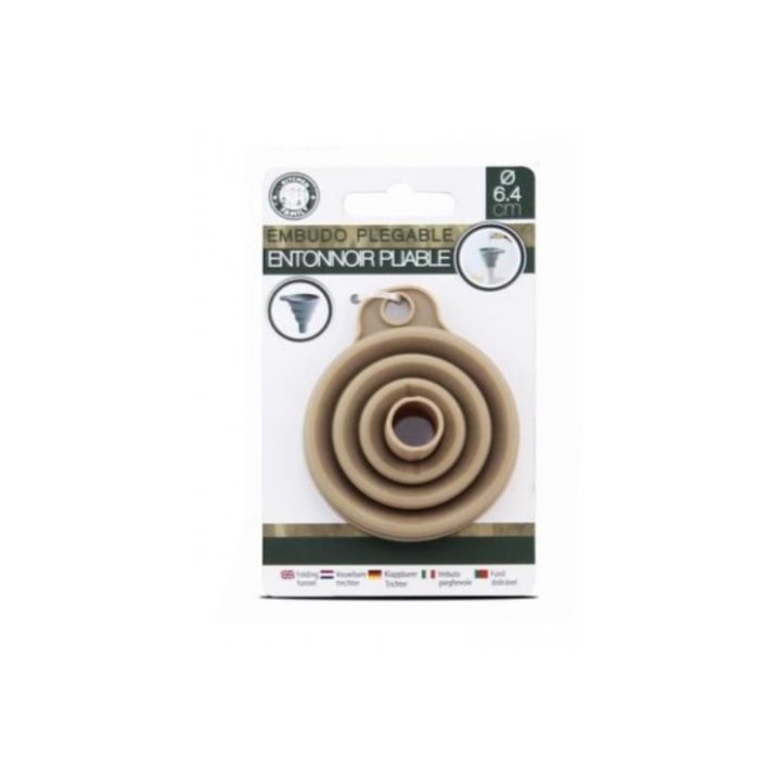 EMBUDO PLEGABLE 6.4X7CM DIAMETRO