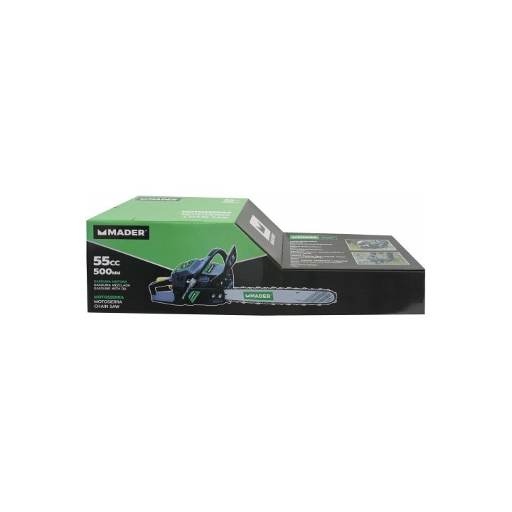 MOTOSIERRA DE GASOLINA 55 CC, 500MM MADER