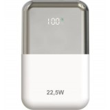 POWERBANK 10000MAH LEPOW22W10WS BLANCO PLATA LEOTEC