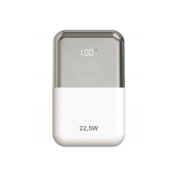 POWERBANK 10000MAH LEPOW22W10WS BLANCO PLATA LEOTEC
