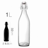 BOTELLA CRISTAL 1L 8.5X32CM
