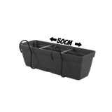 MACETA COLGANTE RECTANGULAR 50CM ANTRACITA FLYCURVED ARTPLAST