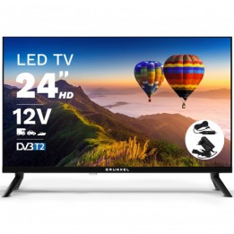 TELEVISOR LED HD 24" | WIFI | NEGRO | SMART TV | 12V GRUNKEL