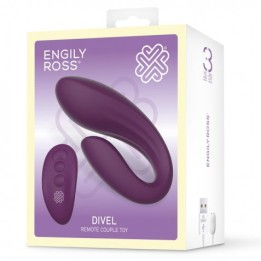 ESTIMULADOR PARA PAREJAS DOS MOTORES CON MANDO ENGILY ROSS DIVEL