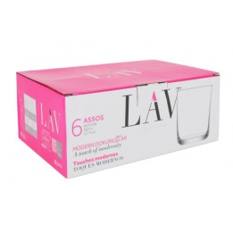 SET 6 VASOS 360CC ASSOS LAV