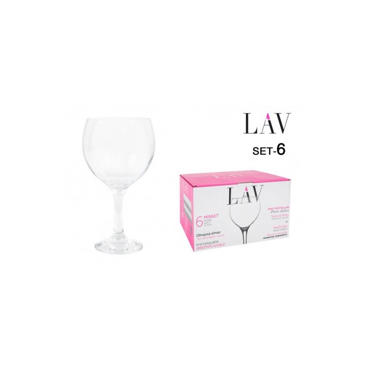 SET 6 COPAS DE COMBINADOS 645CC LAV