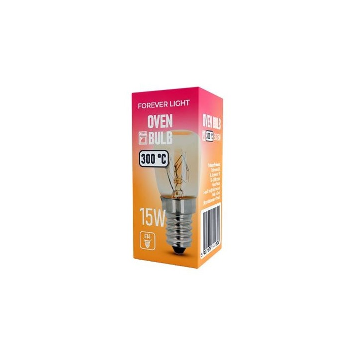 BOMBILLA PARA HORNOS E14 T25 15W HASTA 300º FOREVER