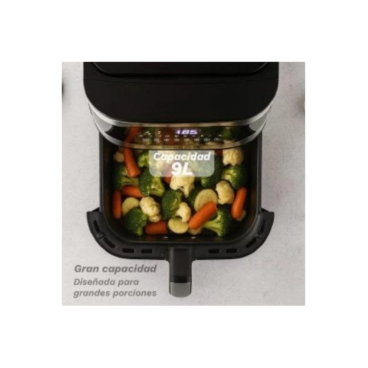 FREIDORA DE AIRE 9L 2200W MAXISTEELFRYER CON FRY FORCE 360º Y 10 PROGRAMAS