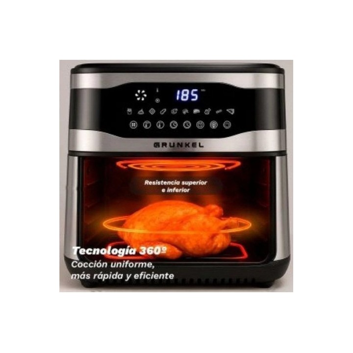 FREIDORA DE AIRE 9L 2200W MAXISTEELFRYER CON FRY FORCE 360º Y 10 PROGRAMAS