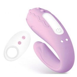 VIBRADOR PARA PAREJAS CON DOBLE MOTOR Y CONTROL REMOTO BRIGHTMAUVE INTOYOU