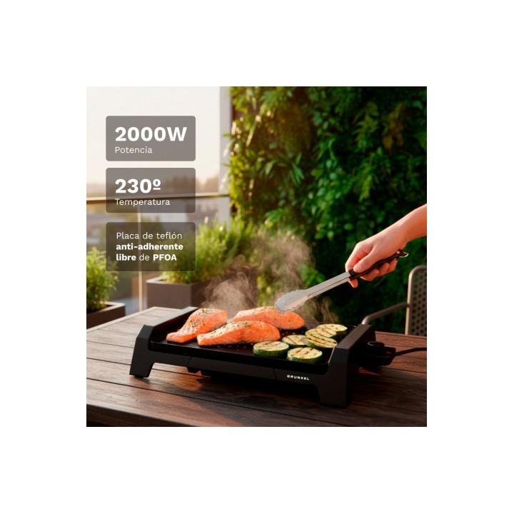 PLANCHA DE ASAR ELECTRICA BK-P36 CON 2000W