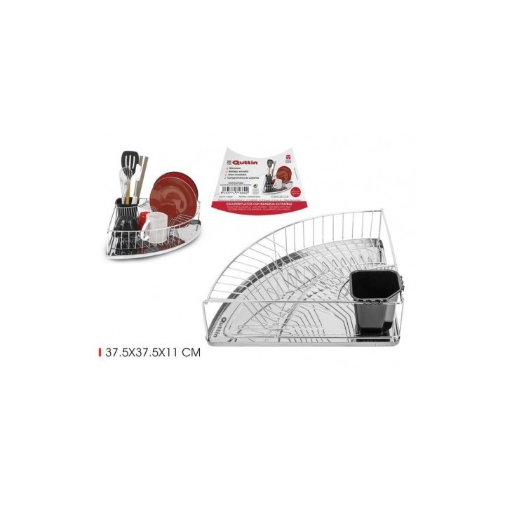 ESCURREPLATOS METAL INOX RINCONERA QUTTIN