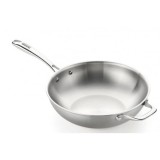 WOK ACERO INOXIDABLE 28CM PLANET INOX TRIPLY MONIX