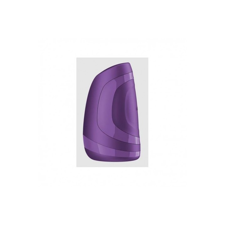 MASTURBADOR MASCULINO MEN HEAT VIBRATION DARK BERRY SATISFYER