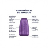 MASTURBADOR MASCULINO MEN HEAT VIBRATION DARK BERRY SATISFYER