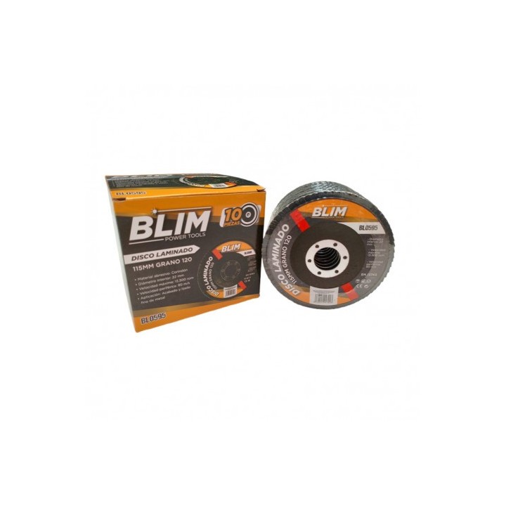 DISCO LAMINADO 115MM GRANO 120 BLIM