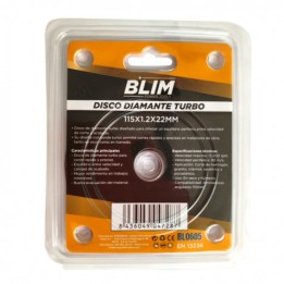 DISCO DIAMANTE TURBO 115X1.2X22MM BLIM