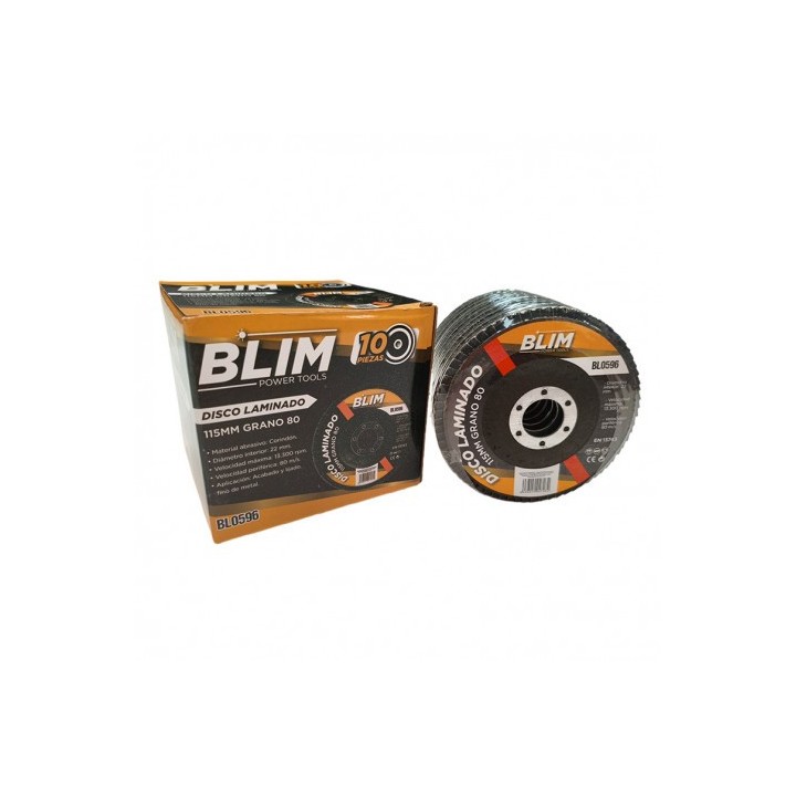 DISCO LAMINADO 115MM GRANO 80 BLIM