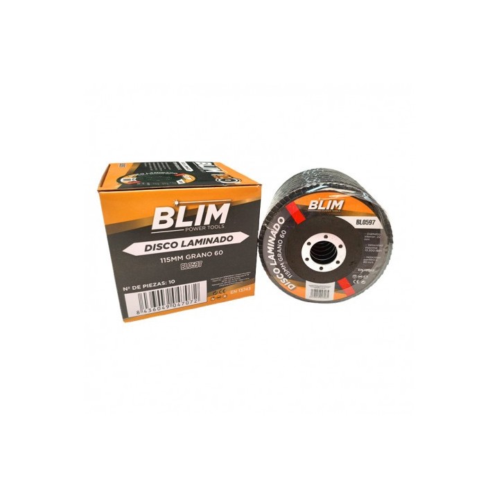 DISCO LAMINADO 115MM GRANO 60 BLIM