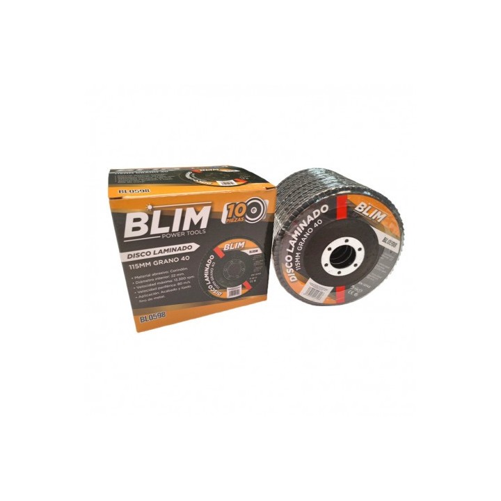 DISCO LAMINADO 115MM GRANO 40 BLIM