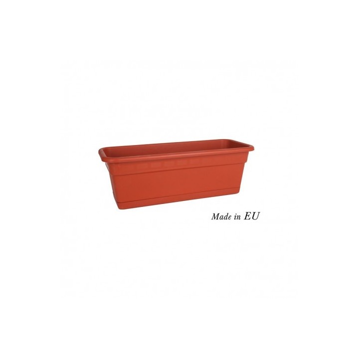 JARDINERA RECTANGULAR CON PLATO 50X20CM SQUARES DEM