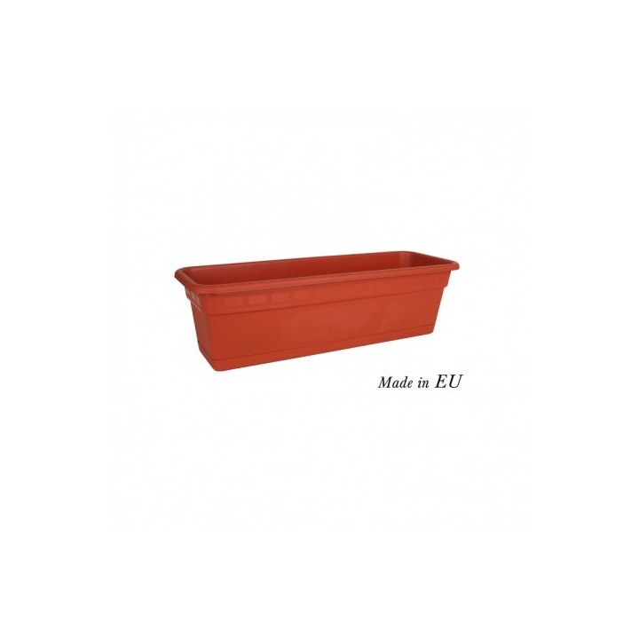JARDINERA RECTANGULAR CON PLATO 60X20CM SQUARES DEM