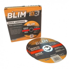 DISCO ABRASIVO INOX 125X1X22MM BLIM