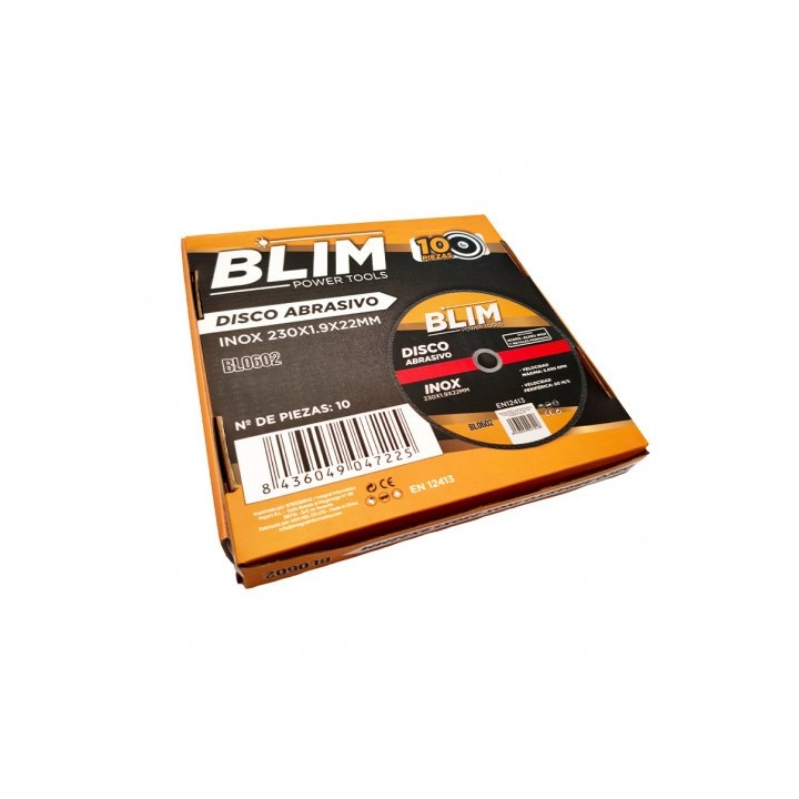 DISCO ABRASIVO INOX 230X1.9X22MM BLIM
