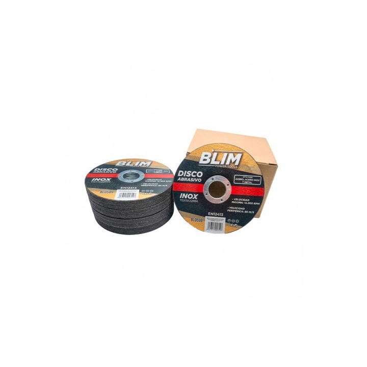 DISCO ABRASIVO INOX 115X1X22MM BLIM