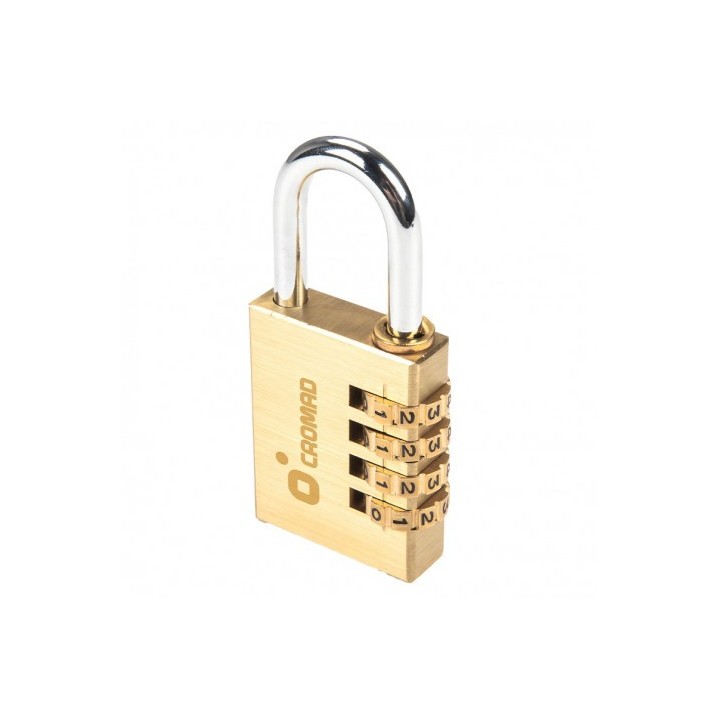 CANDADO COMBINACIÓN DE LATÓN 40MM CROMAD