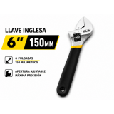 LLAVE INGLESA 6" 150MM CON MANGO RECUBIERTO BLIM