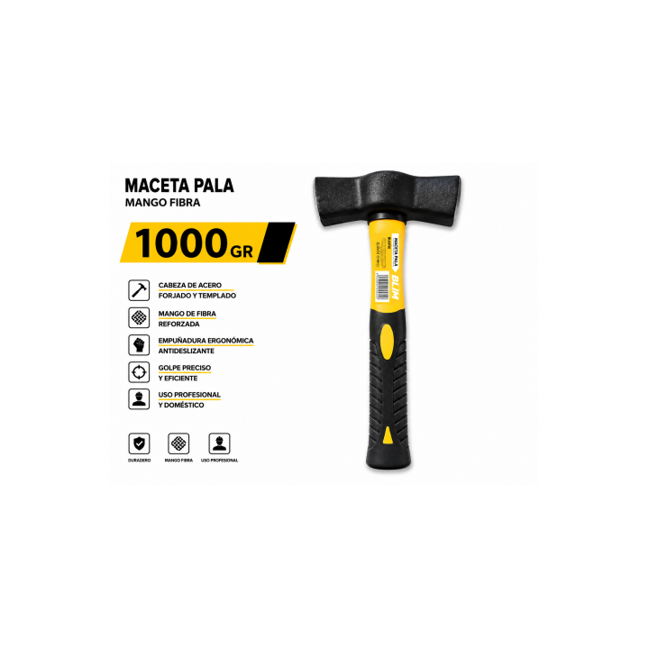 MACETA PALA 1000GR MANGO FIBRA BLIM