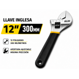LLAVE INGLESA 12" 300MM CON MANGO RECUBIERTO BLIM