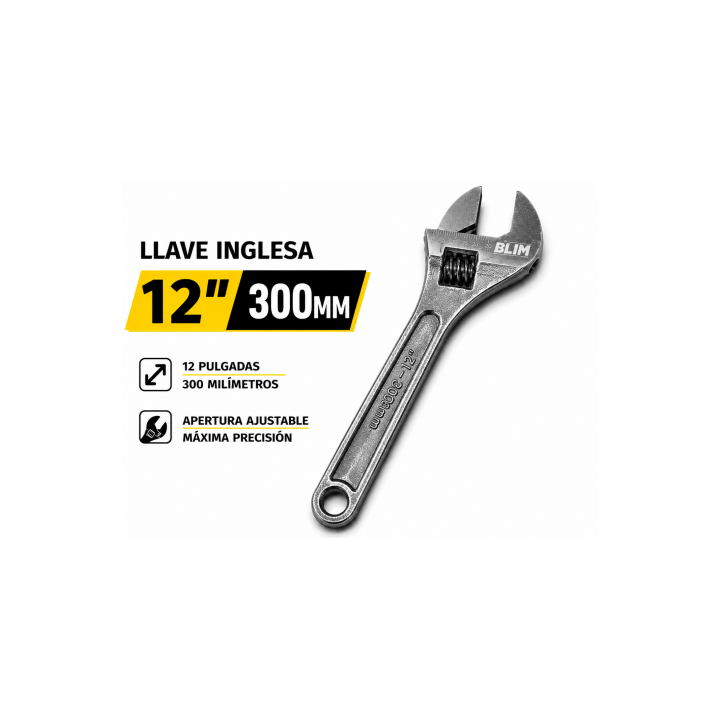 LLAVE INGLESA 12" 300MM BLIM