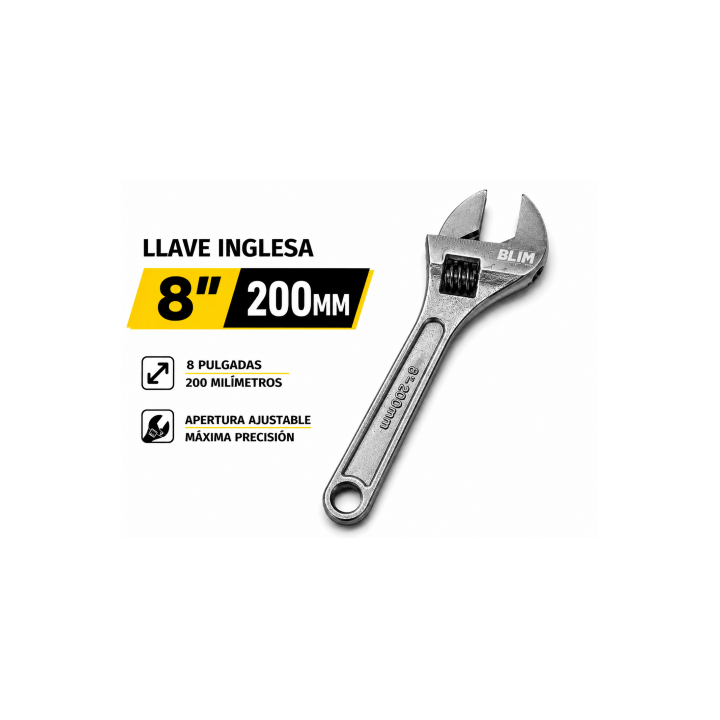LLAVE INGLESA 8" 200MM BLIM