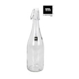 BOTELLA VIDRIO CON TAPON HERMETICO 75CL LA MEDITERRANEA