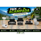 PACK ACAMPADA INODORO + LAVABO + COCINA HORNO + COCINAS PORTATILES MUVIP