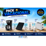 PACK VACACIONAL COCINA INDUCCION + CAFETERA + HERVIDOR + TOSTADORA MUVIP