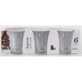 SET 6 VASOS BOMBON 125ML SUPREM ARCOGLASS