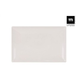 FUENTE RECTANGULAR IVORY BRILLO 34X22.5CM ELITE LA MEDITERRANEA