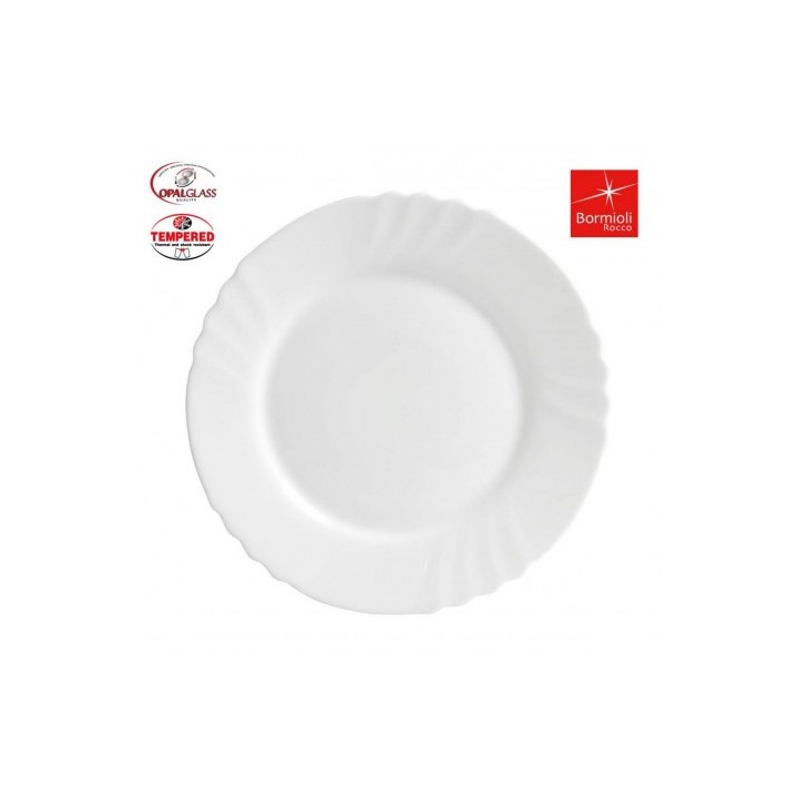 SET 6 PLATOS LLANOS 26CM EBRO BORMIOLI