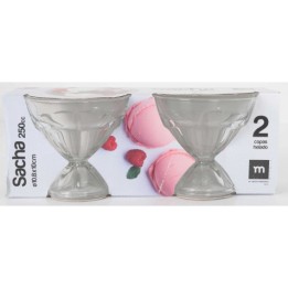 SET 2 COPAS HELADO 250CC SACHA LA MEDITERRANEA